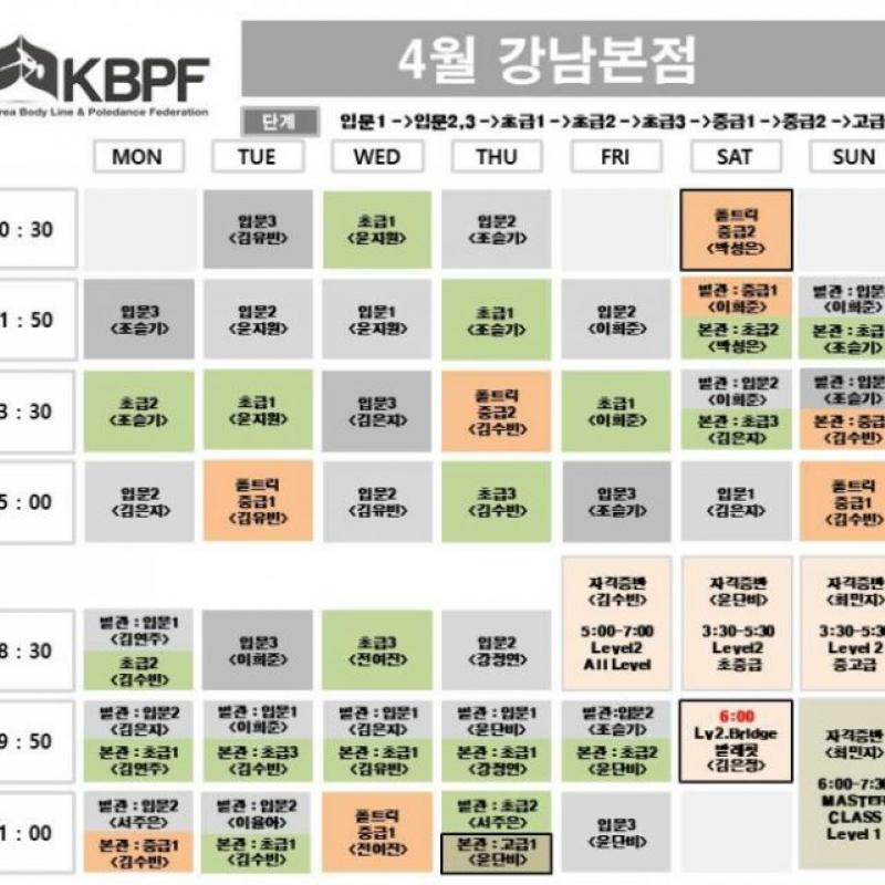 대한폴댄스연맹 폴댄스 학원 회원권 (기간넉넉, 회당 15000원) 양도해요