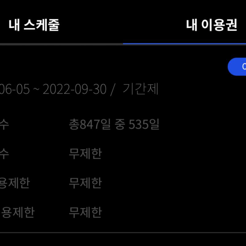 고투 휘트니스 10개월권